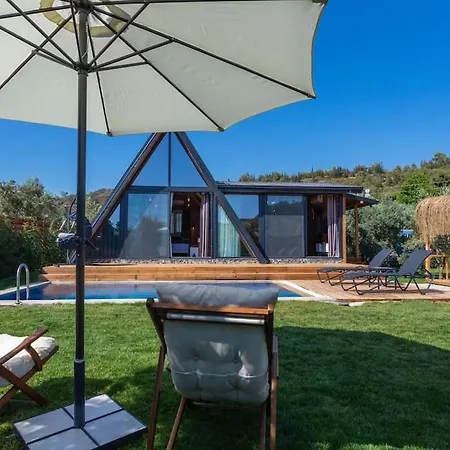 Zeytin Havuzlu Jakuzili Villa Fethiye