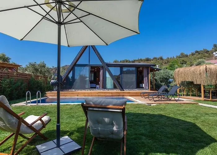 Zeytin Havuzlu Jakuzili Vilă Fethiye